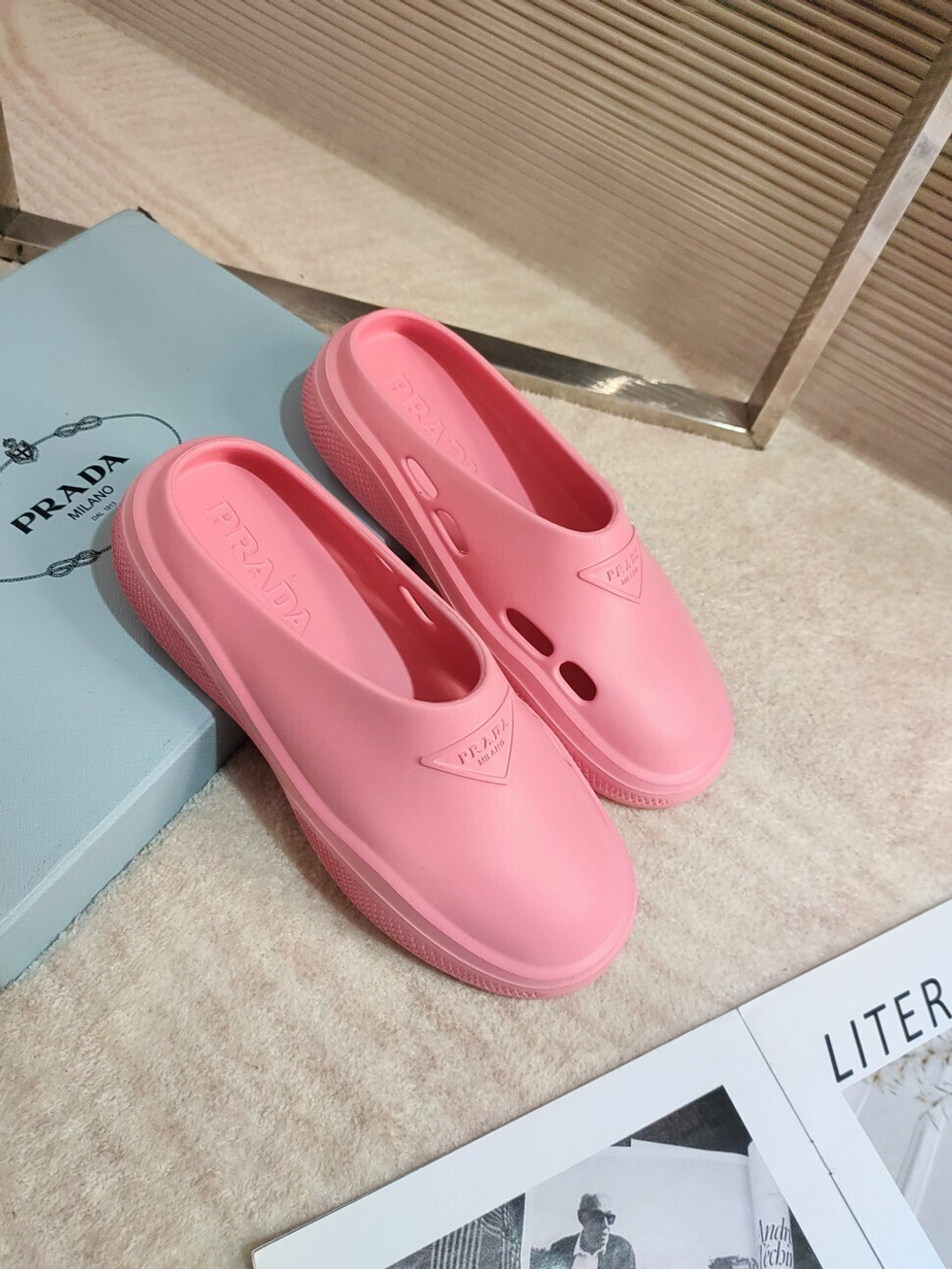 Prada Foam Rubber Mules