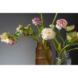 Ваза Noemi, 24 см, серо-синяя