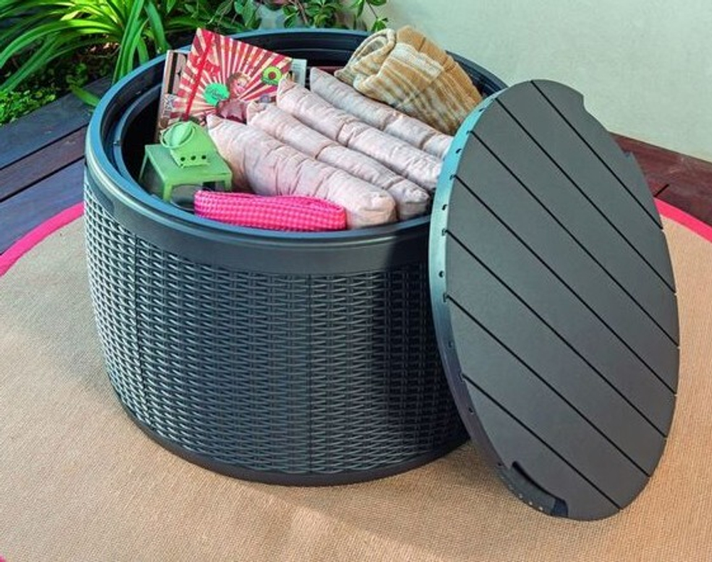 Стол-сундук Раттан (Circa rattan storage box)