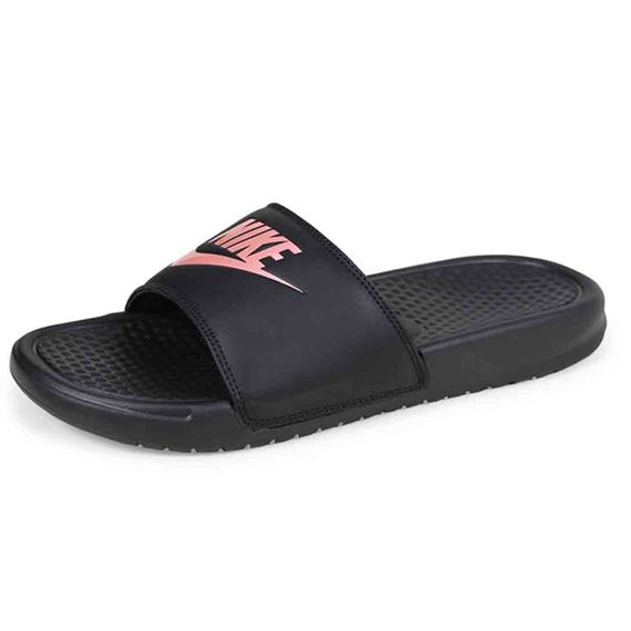 Nike Benassi JDI 'Black Rose Gold'
