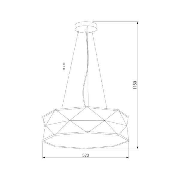 Подвесной светильник TK Lighting 3313 Kantoor Graphite