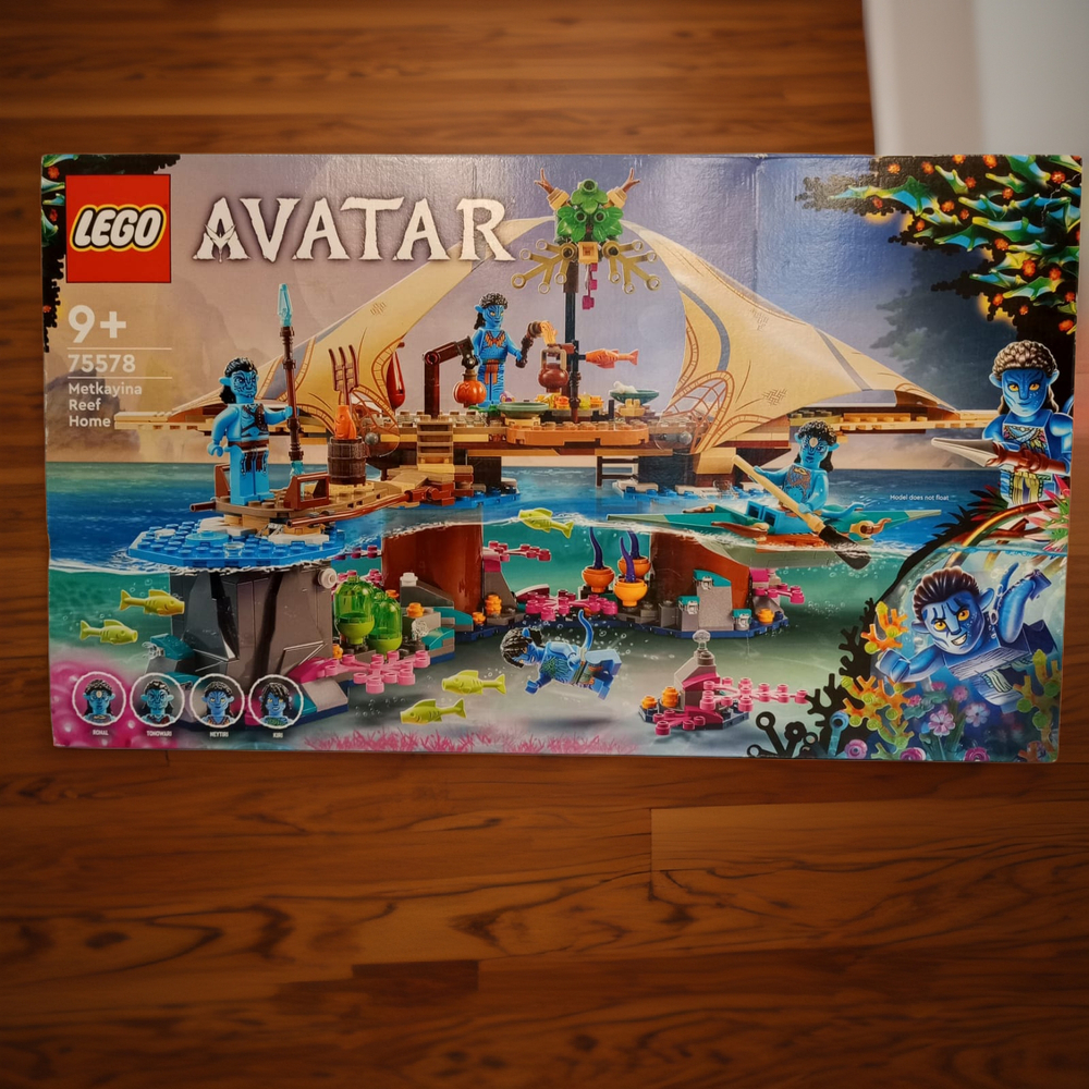 LEGO Avatar 75578 «Дом Меткайина на Рифе» — сцены с воды и подводного мира