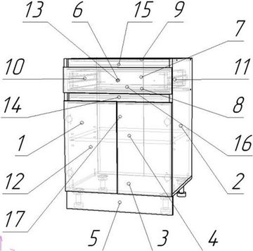 Стол кухонный ДЕСТИНИ-384