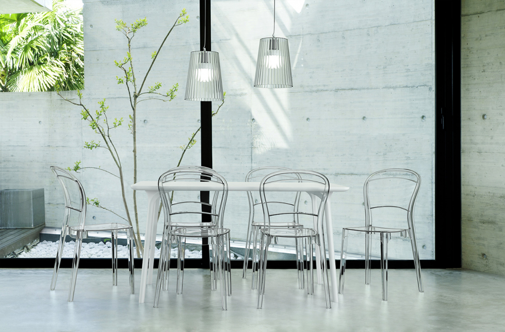 Стул прозрачный Siesta Contract Bo, прозрачный