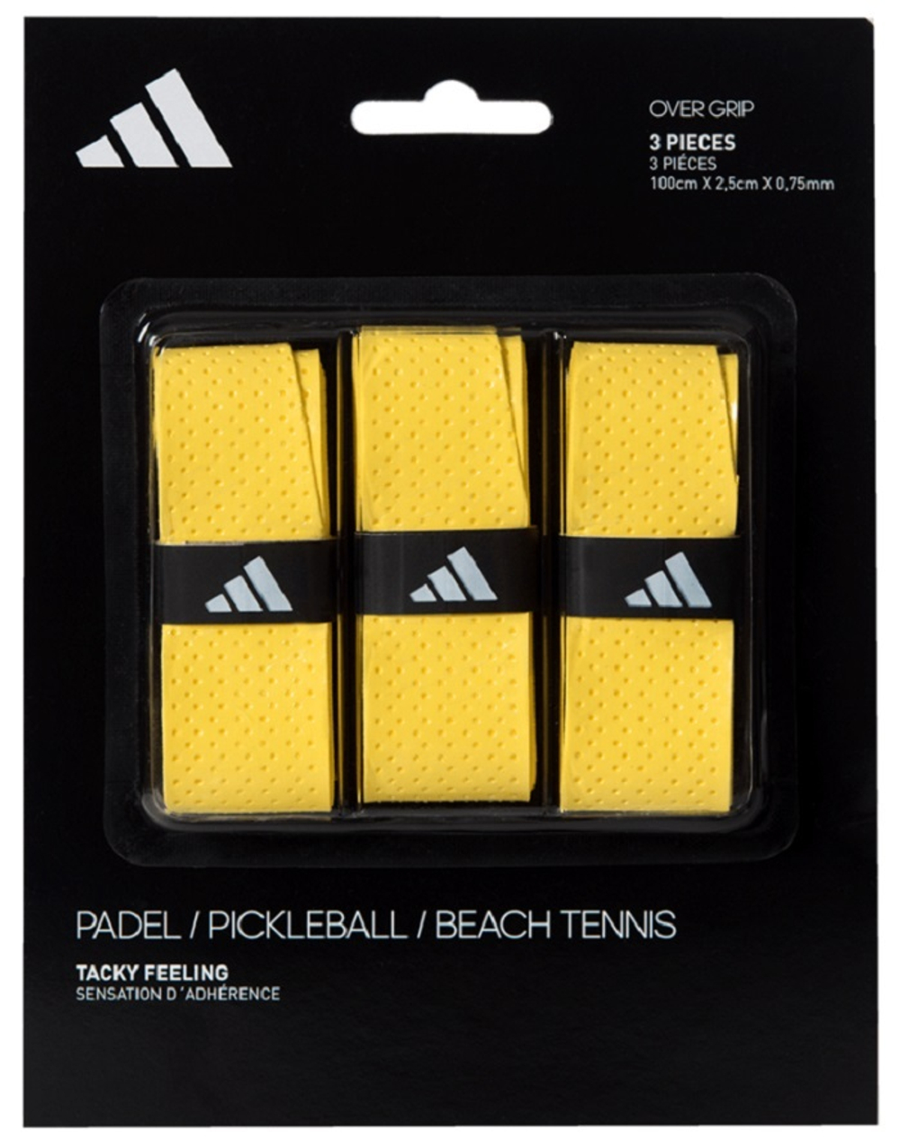 Adidas Padel Теннисные намотки Tacky Feeling 3P - yellow