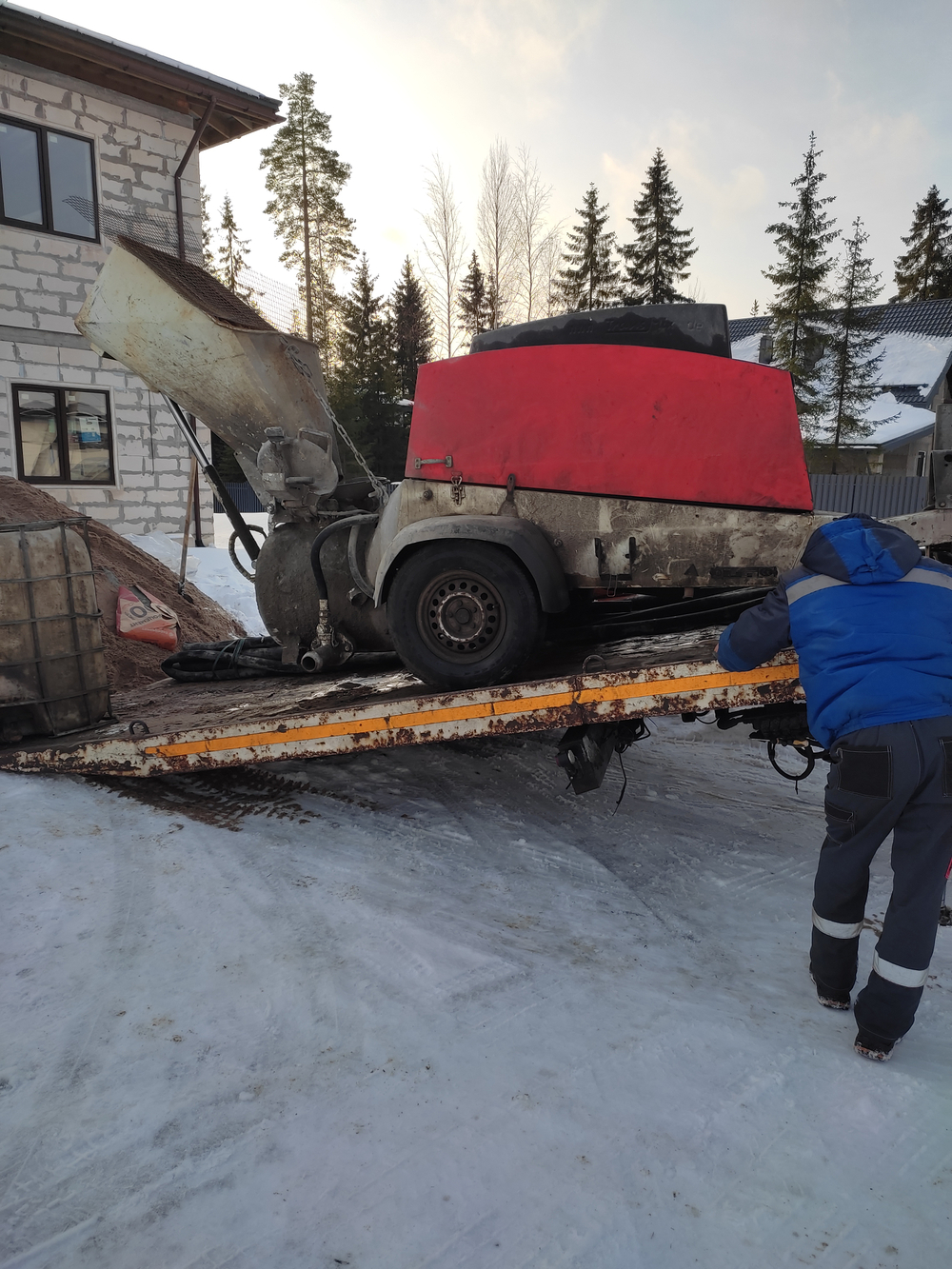 Полусухая стяжка