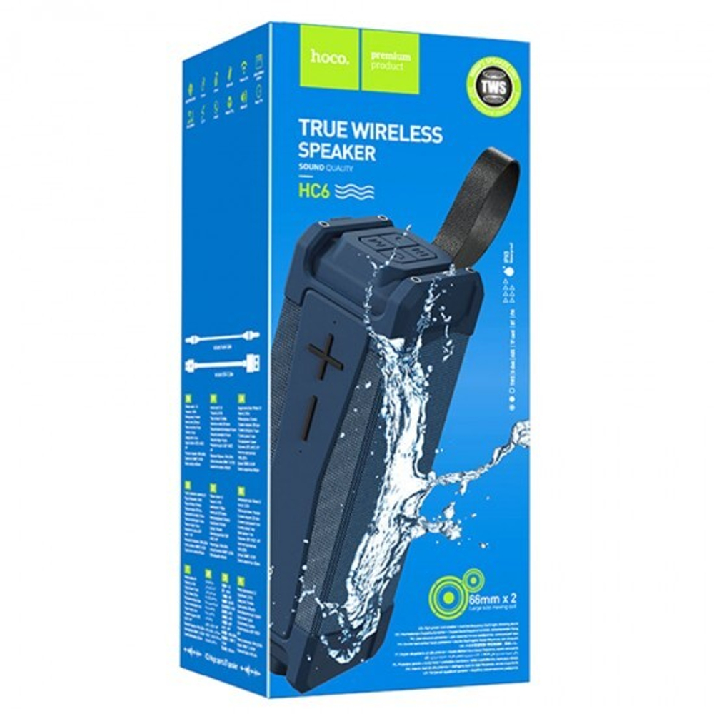 Беспроводная Bluetooth колонка HOCO HC6 013336 Черный