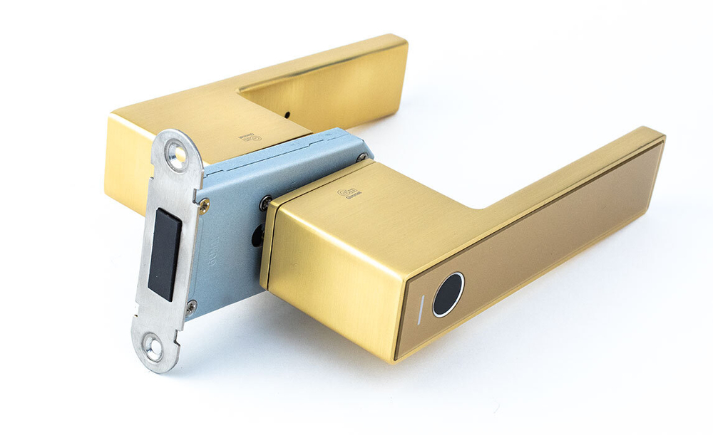 Умные замки Gimmel F11 TTLock для межкомнатных дверей (Золото)
