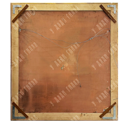 Аксель Хоу (Hans Hou Axel; 1860–1948). Юная Артемида и Актеон. 1912 г. Медь, масло.