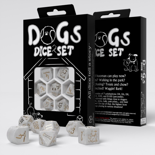Набор кубиков Q WORKSHOP DOGS Dice Set: Charlie
