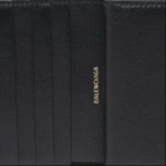 Balenciaga Logo Embossed Cash Flap Cardholder