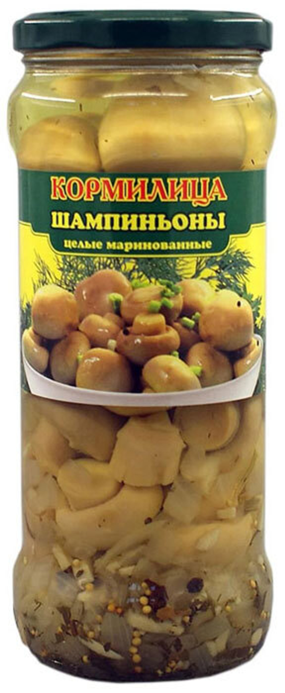 Кормилица Шампиньоны 580 мл цел.мар СТЕКЛО 0854