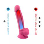 Фаллоимитатор SilexD Model 1 (17,6×3,5 см) с двойным покрытием