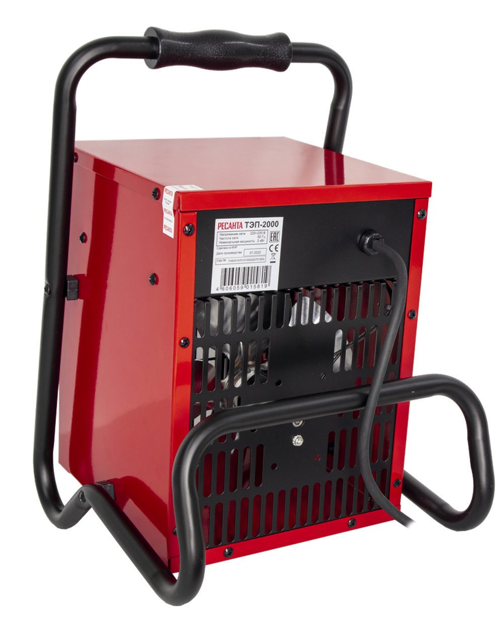 Электрический тепловентилятор РЕСАНТА ТЭП-2000 - [2 кВт / 220В]