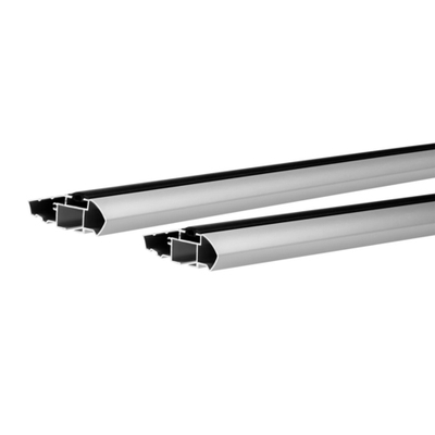 Комплект дуг аэро-трэвэл LUX 105/110см серебристых без заглушек