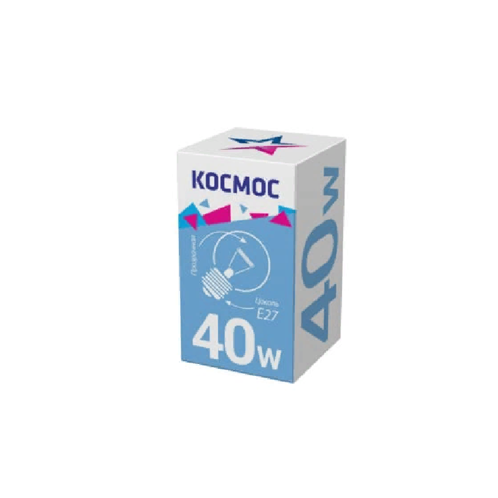 Лампа накаливания 40Вт (Е27) Космос