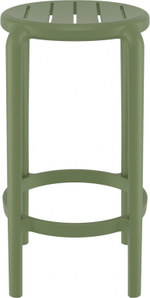 Табурет пластиковый полубарный Siesta Contract Tom Bar 65, оливковый