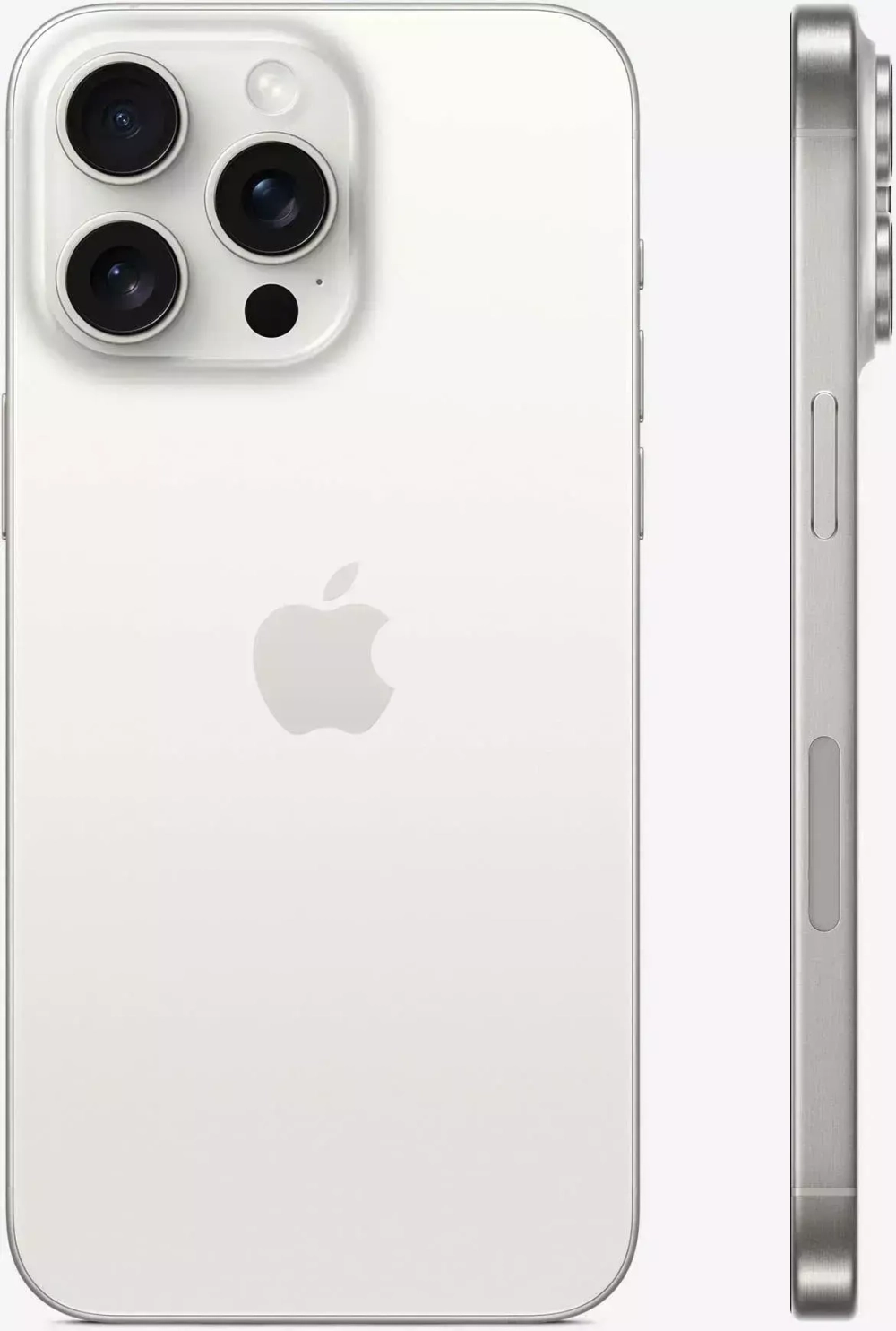 iPhone 15 Pro Max 256 ГБ, Dual: nano SIM + eSIM, белый титан