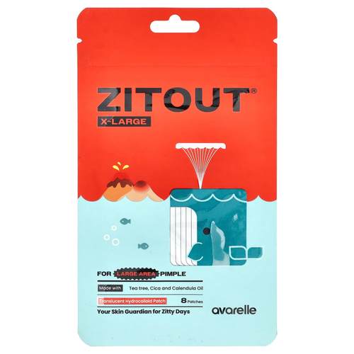 Avarelle, Zitout®, X-Large, 8 патчей