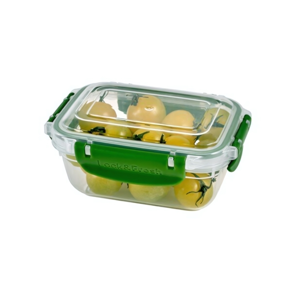 Контейнер воздухонепр. прямоугольный прозрачный МАСТЕР 400 мл. микс цветов