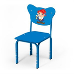 Детский стульчик Кеша регулируемый на металлокаркасе