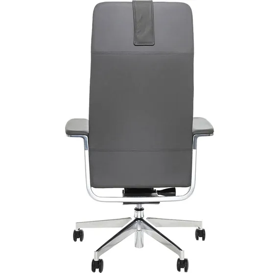 Эргономичное кресло Match HB, графитовая кожа | Bartoli Design