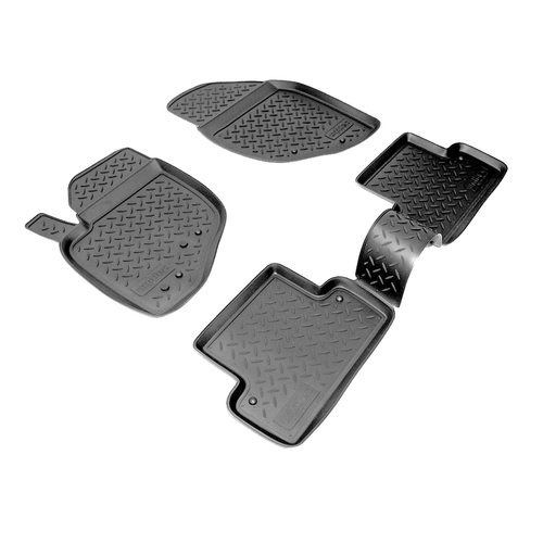 Ковры в салон Norplast/Unidec для Volvo S60 (2004-2010)Полиуретан,Черный, арт.NPL-Po-96-61