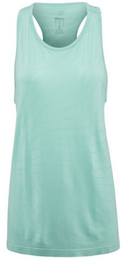 Женский топ теннисный Wilson W Competition Seamless Tank - island параdise
