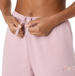 Женские теннисные брюки Asics Logo Fleece - morganite