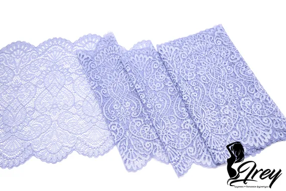 03-251 Кружево эластичное 22 см, лаванда