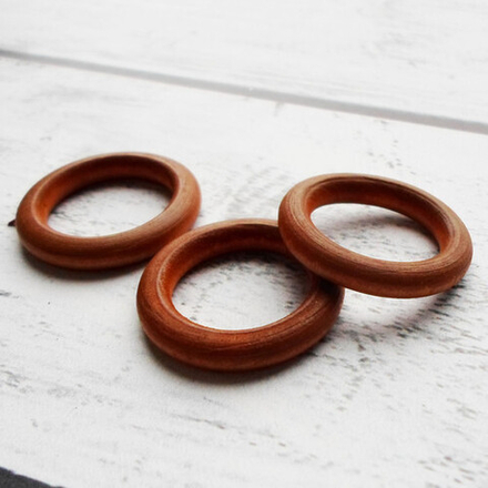 Коннектор, цвет коричневый, дерево, размер 30 мм, цена за 1 шт