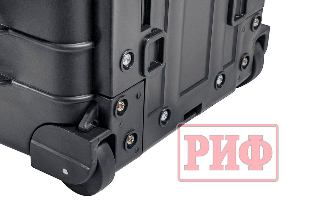 Кейс защитный ударопрочный РИФ 559х351х229 мм на колесах с телескопической ручкой IP55
