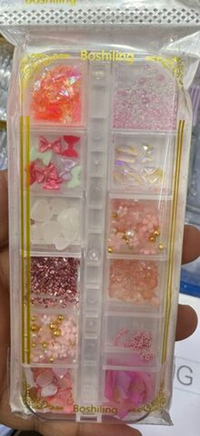 Дизайн для ногтей, набор фигурки микс разноцветные