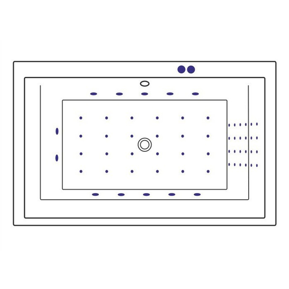 Акриловая ванна Excellent Crown Lux Nano 190x120 WAEX.CRO19.NANO