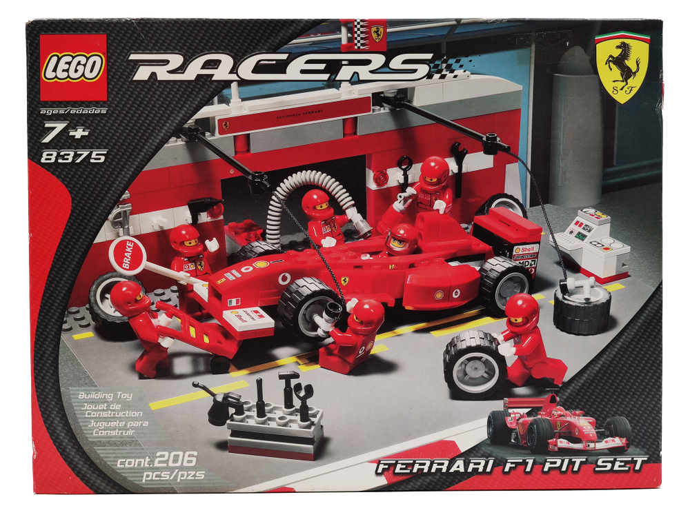 Конструктор LEGO  Racers 8375 Пит-комплект Ферарри F1