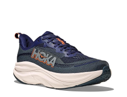 Мужские беговые кроссовки Hoka Skyflow M тёмно-синего/оранжевого цвета
