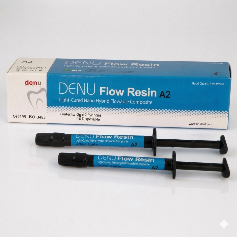 Жидкотекучий композитный материал, Denu Flow Resin A2
