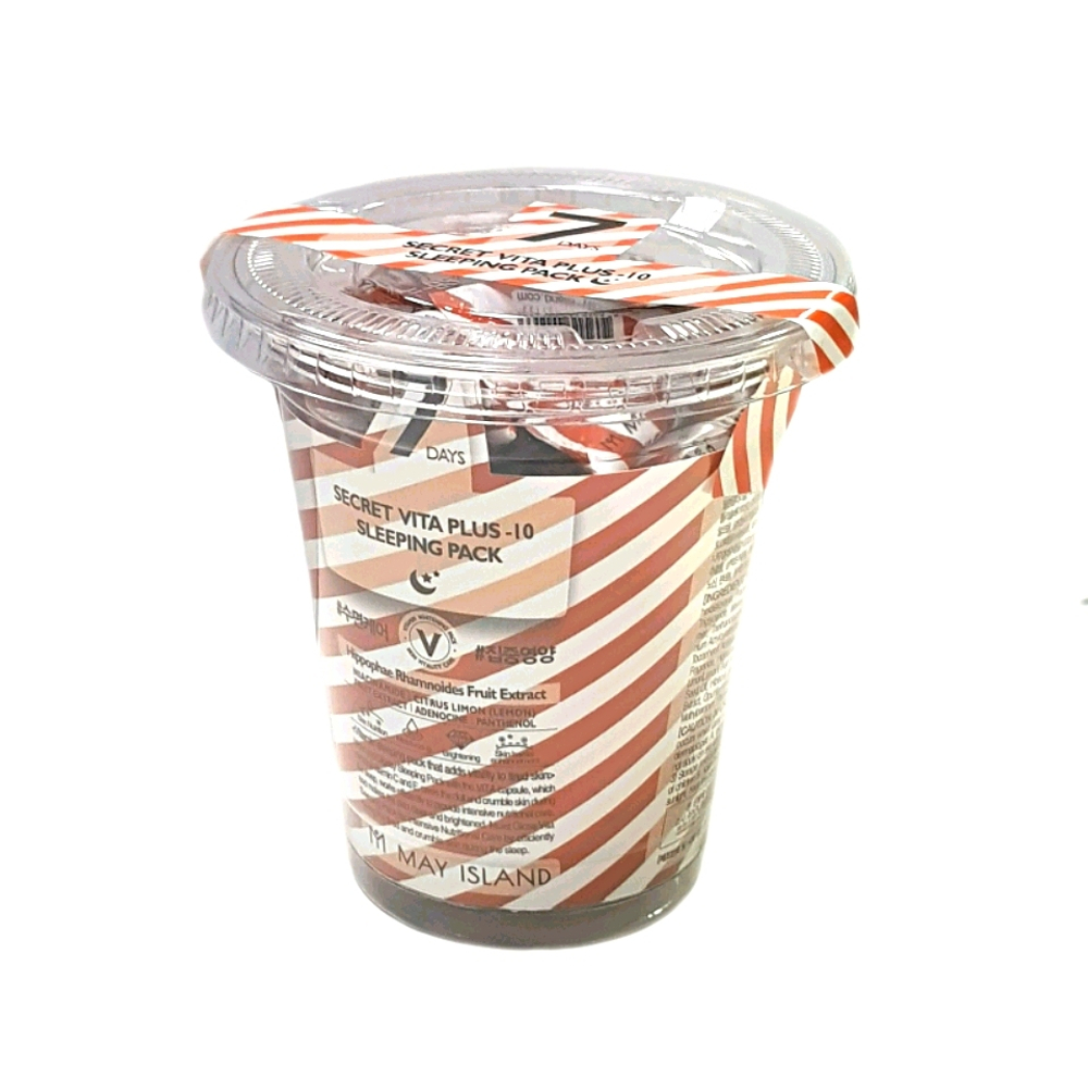 Витаминная ночная маска MAYISLAND 7 Days Secret Vita Plus- 10 Sleeping Pack, 12 шт по 5 гр.