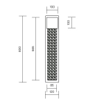 Настенный светильник Maytoni GOLTHIC MOD474WL-L30B3K