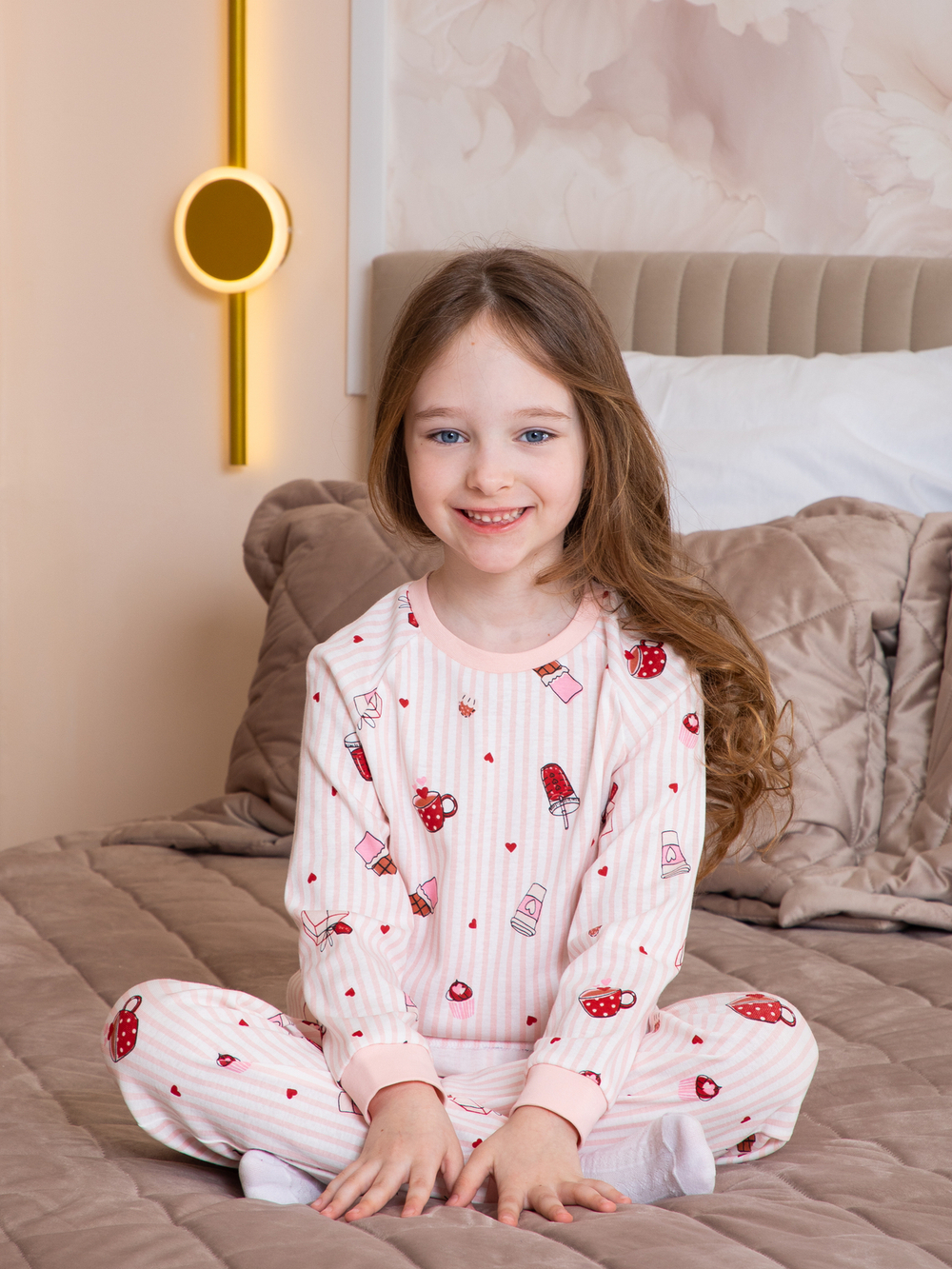 Детская пижама с брюками дПБ-41/чаепитие