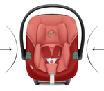Коляска Cybex Talos S Lux SLV complete Aton S2 Hibiscus Red 3 в 1 Stone Grey с дождевиками
