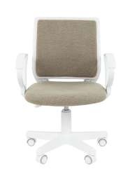 Кресло Chairman Kids 112 Россия ткань В оливка, белый пластик