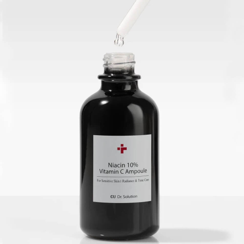 CUSKIN Dr.Solution Niacin 10% Vitamin C Ampoule ампула для ровного тона с ниацинамидом