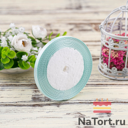 Лента атласная 6 мм(23 метра, цвет №11   нежно-голубой)