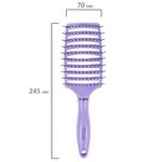 Расческа для волос скелетная, 24,5х7 см, продувная, фиолетовая/черная, MONTE VITA (МОНТЕ ВИТА), 457421