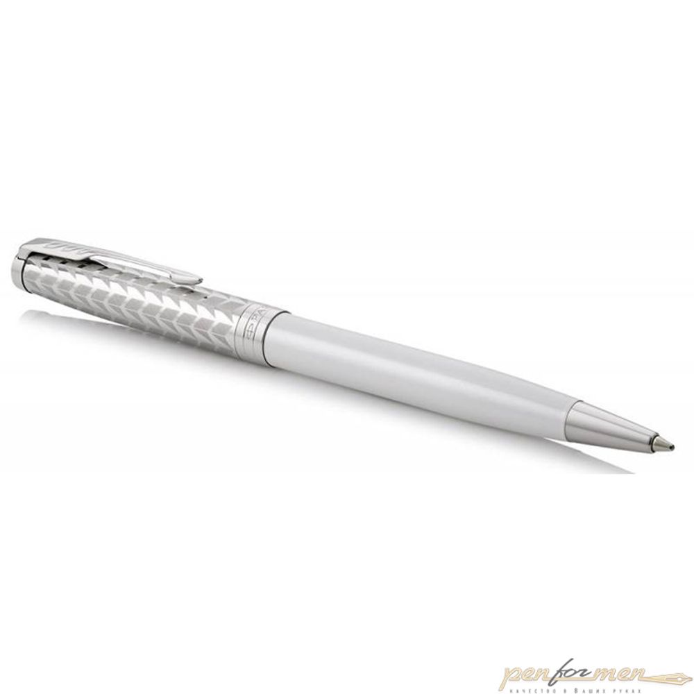 Шариковая ручка Parker Sonnet Premium K540 Metal&Pearl (1931550)