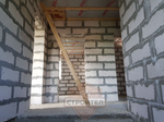 Строительство дома из газобетона 220 м2 с фасадной штукатуркой Короед
