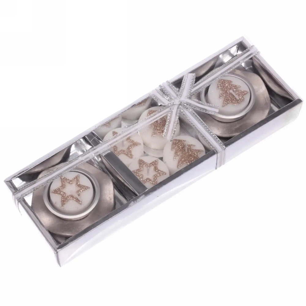 Набор свечей «Сказочный вечер» 25х8,5х3 см, шампань