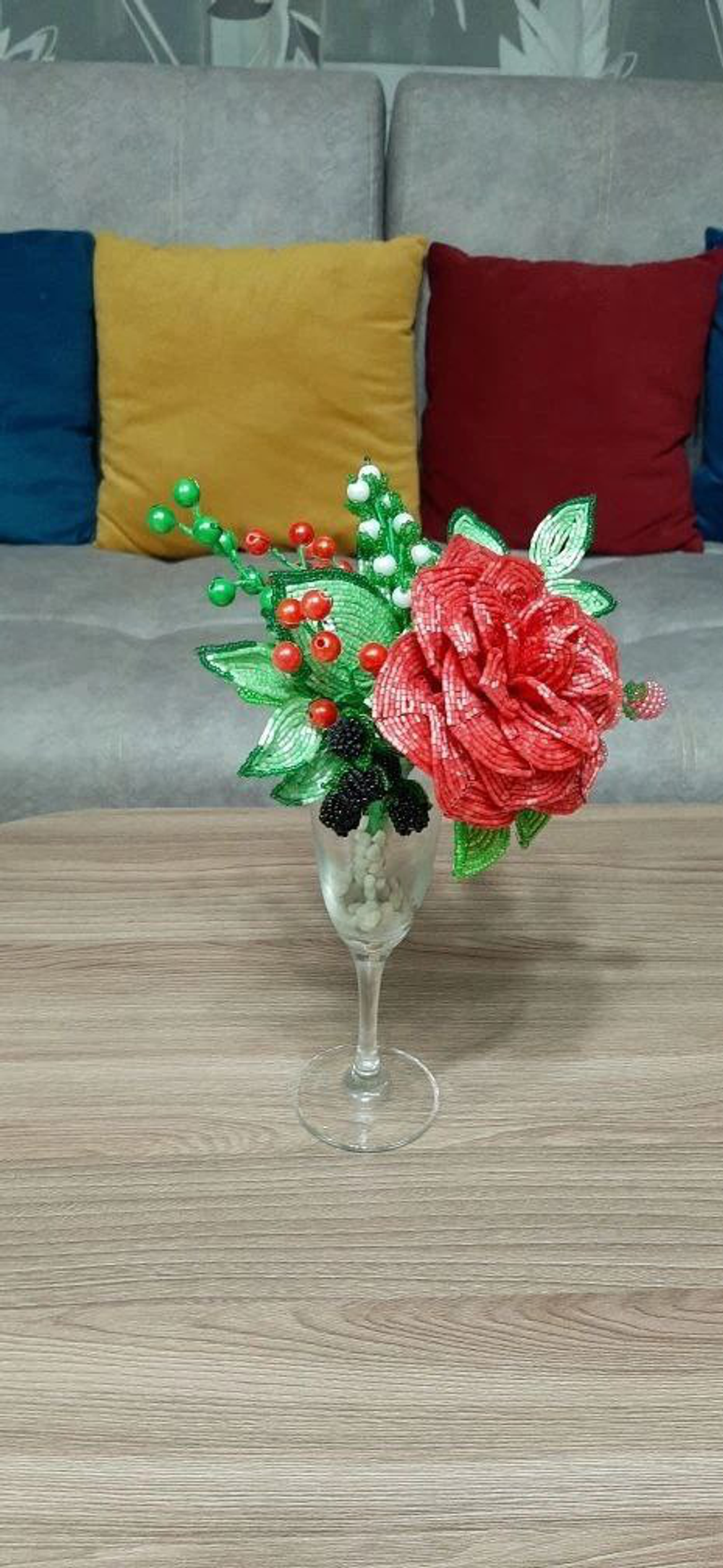 Ноктюрн из бисера 30см