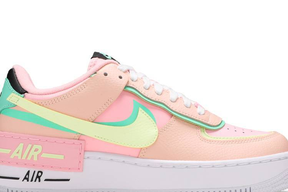 Кроссовки Nike Air Force 1 Low Shadow "Arctic Punch" (Женская размерная сетка)